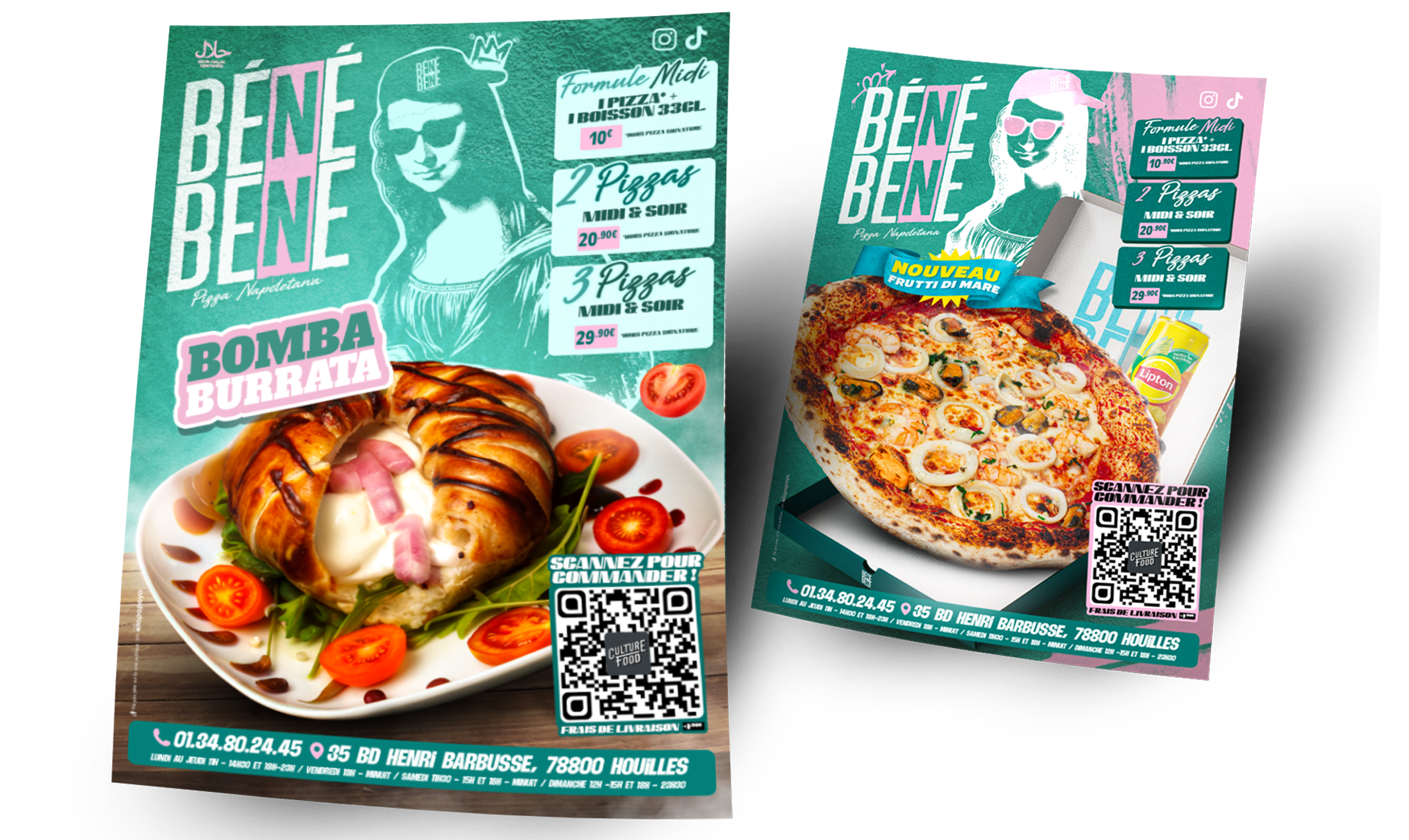 Béné Béné — flyers