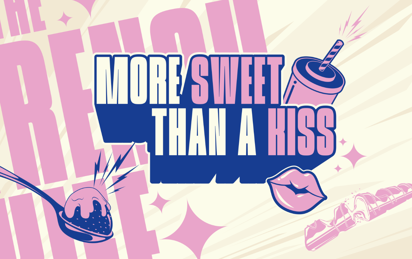 Habillage mural — More sweet than a kiss, fond crème