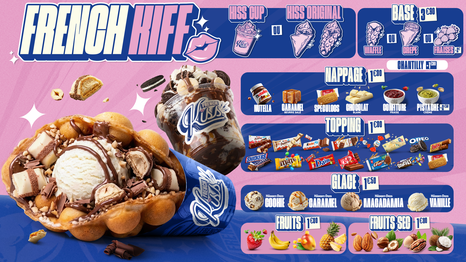 Écran menu — French Kiff