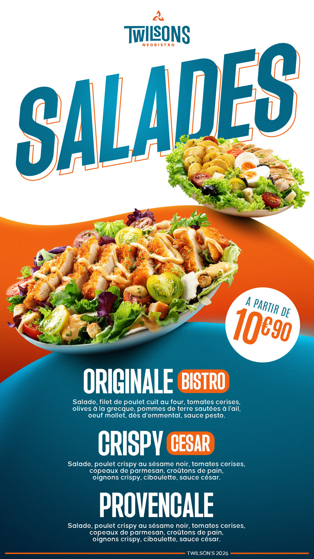 Spot vertical — Salades