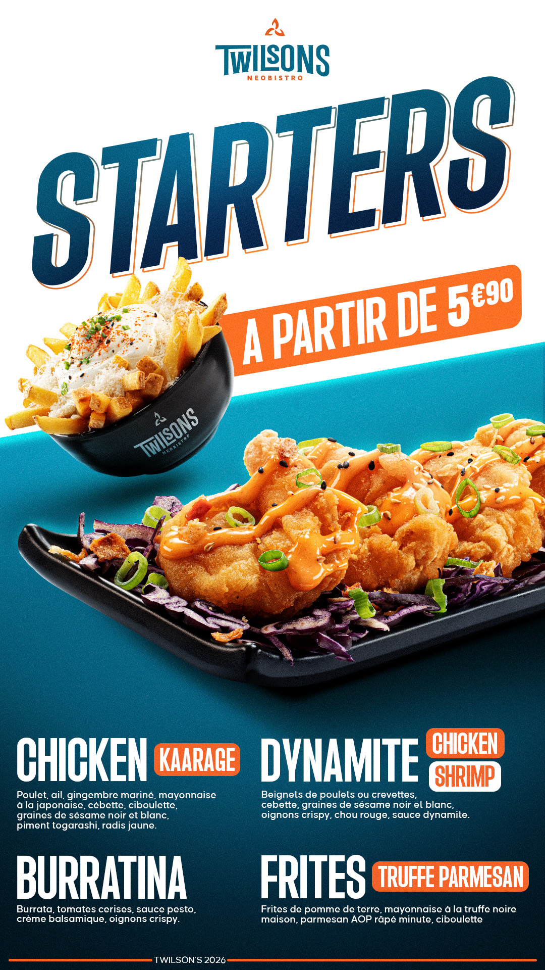 Spot vertical — Starters