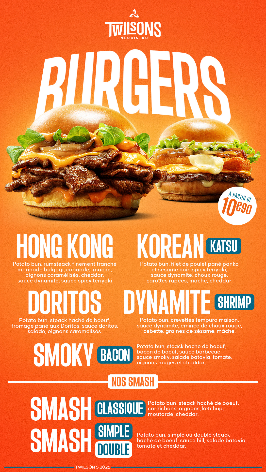 Spot vertical — Burgers